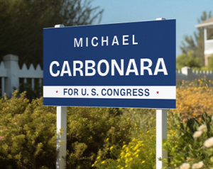 Michael Carbonara yard sign