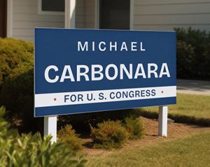 Michael Carbonara yard sign