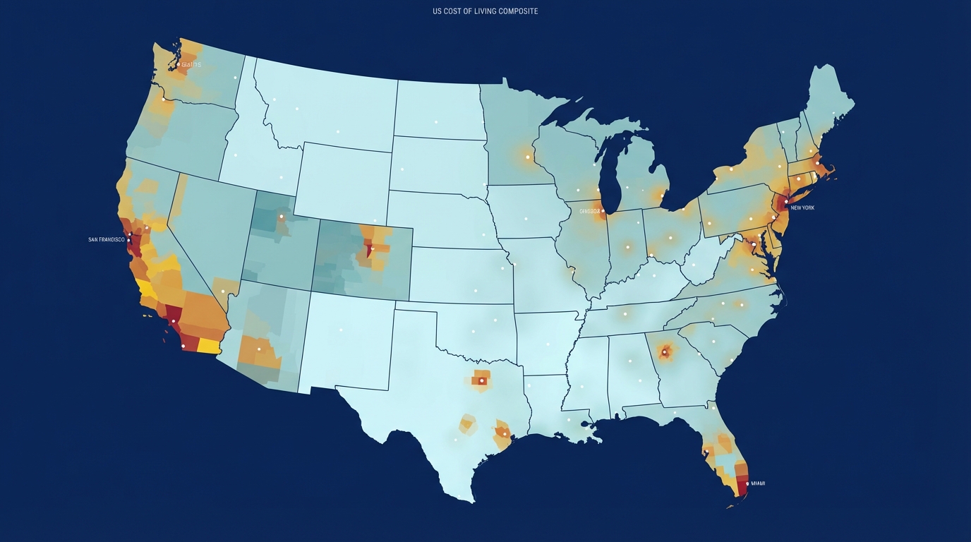 costly city in usa: state cost comparisons and most expensive states