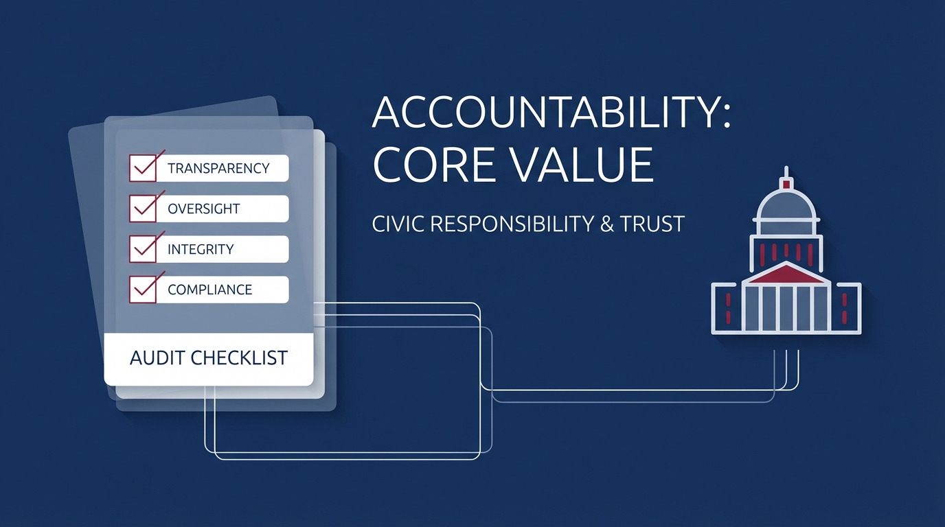 accountability core value: Main focus, measures, and practical steps