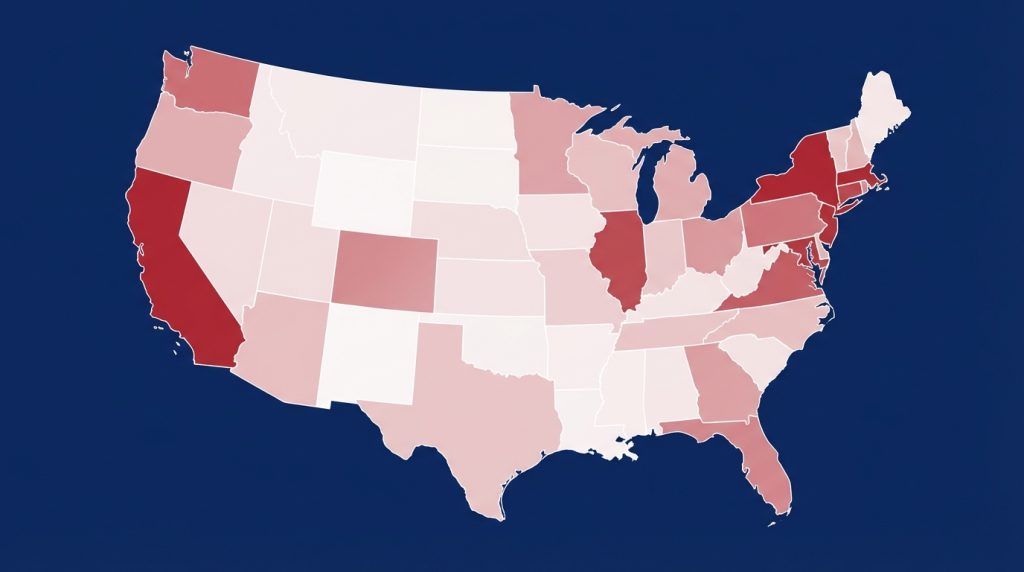What US state has the lowest prices?