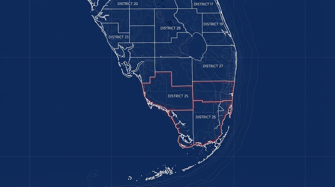 Net25 Map Florida District 25 map: How to spot redistricting effects and verify ...