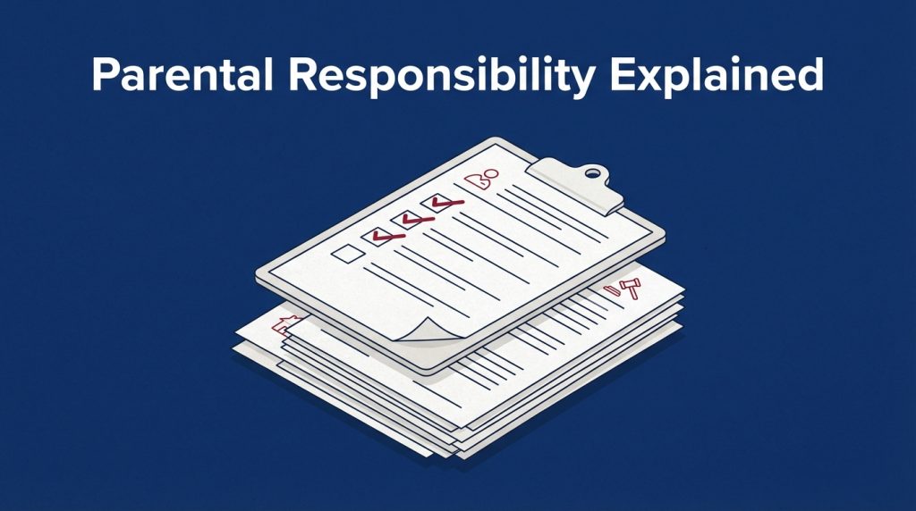What is the meaning of parental responsibility?
