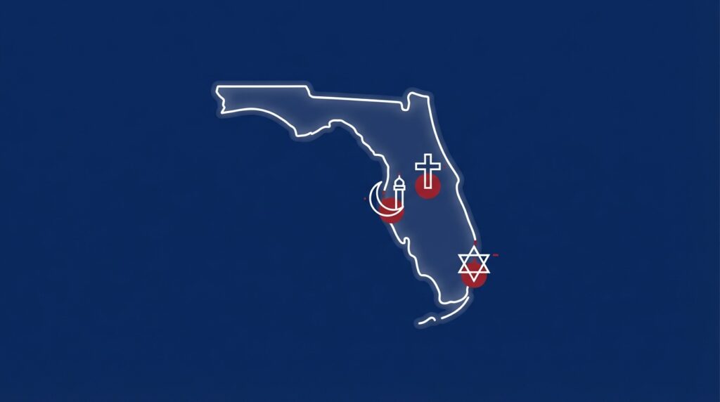 What are three religions in Florida? A concise, sourced guide