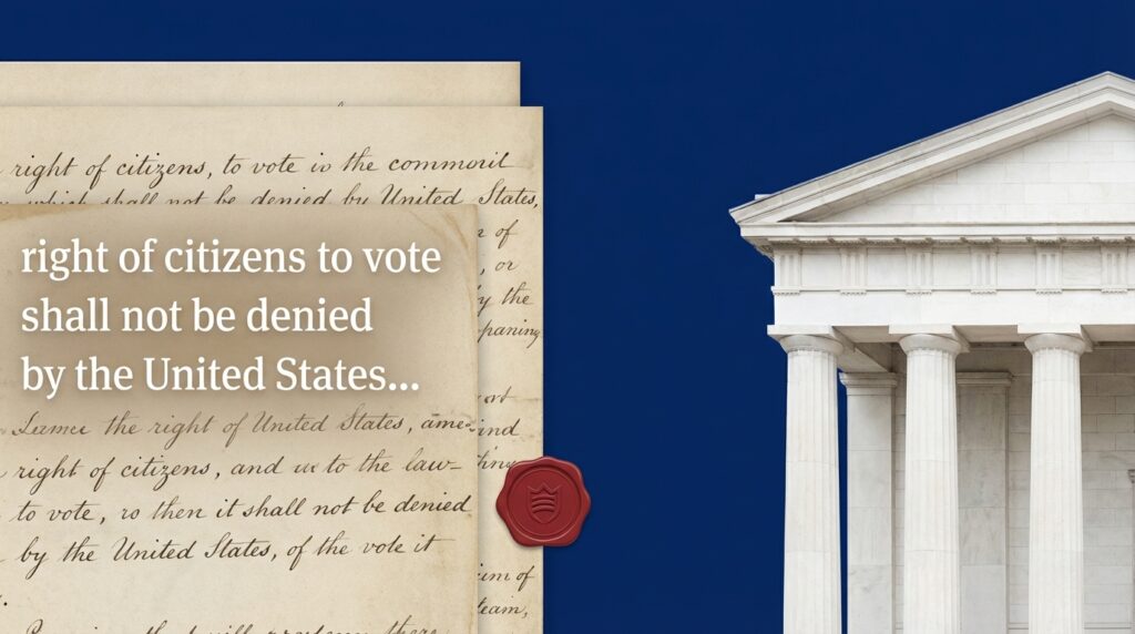 What is the main focus of the 15th Amendment?