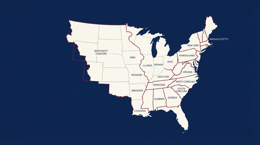 What happened in 1787 in the United States?