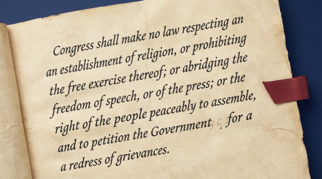 What are the issues with the First Amendment
