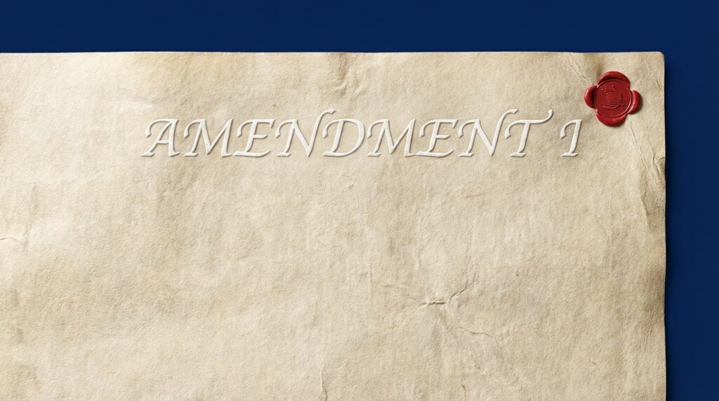 What are the 5 basic human rights protected by the First Amendment?