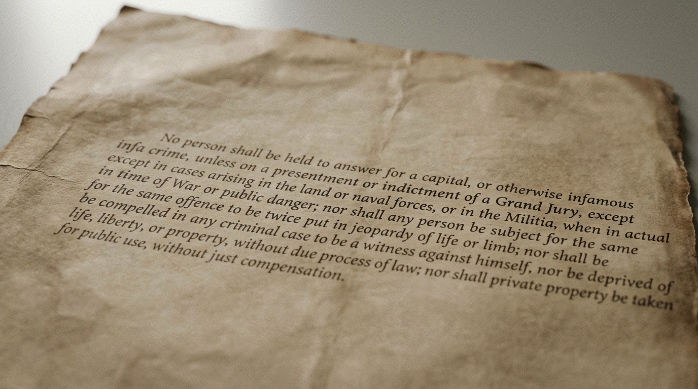 5th amendment purpose explained: why it was added and what it protects