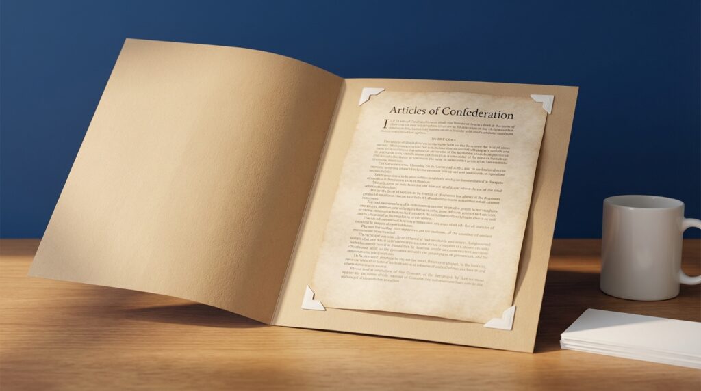 What are the three main points of the Articles of Confederation? A clear, sourced summary