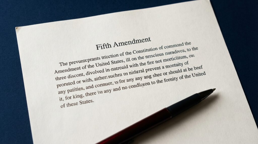 What does “I plead the 8th” mean?