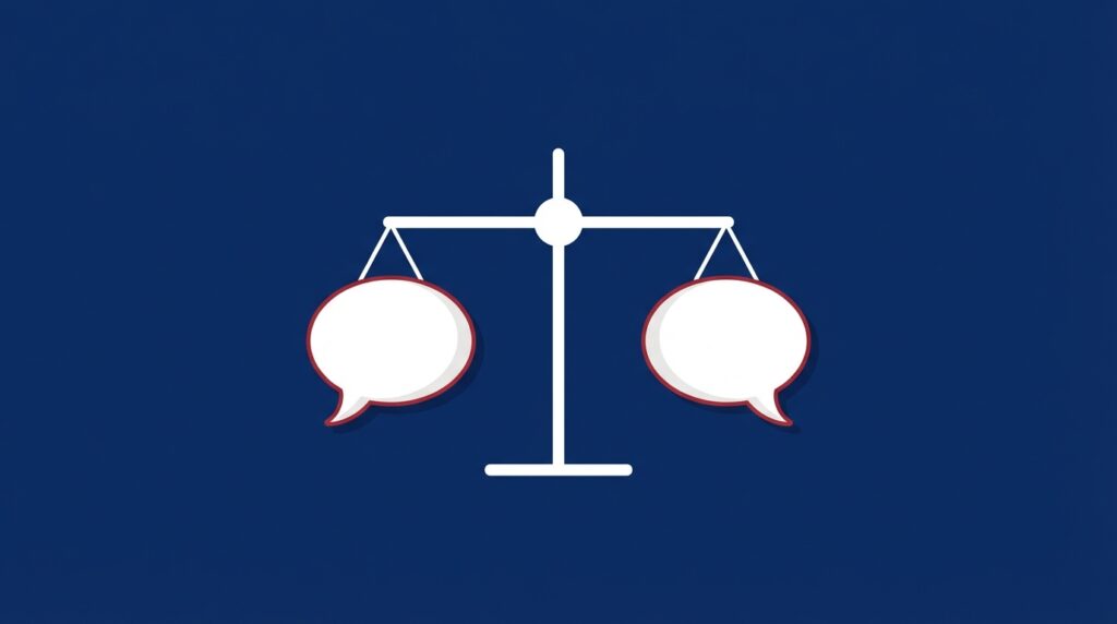 What is an example of freedom of speech today? — Practical explanation