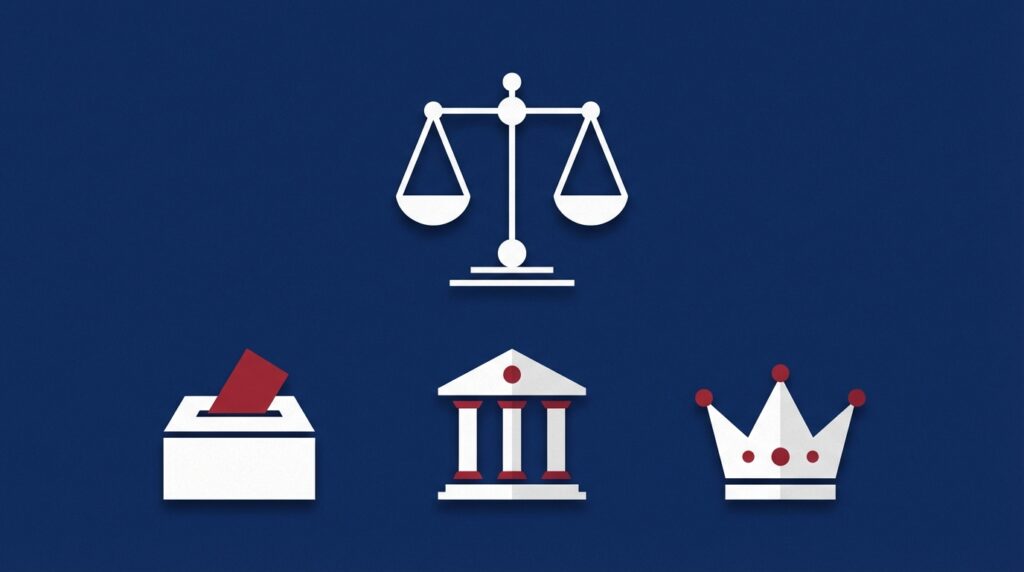 What are the 5 types of government currently in power?