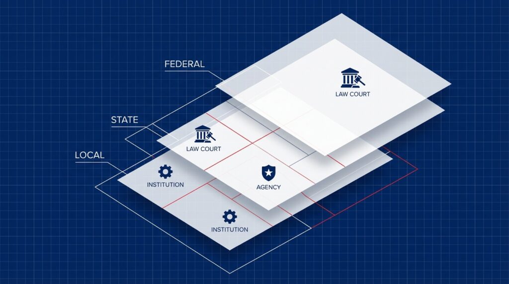 Who makes domestic policy in the USA? A clear institutional map