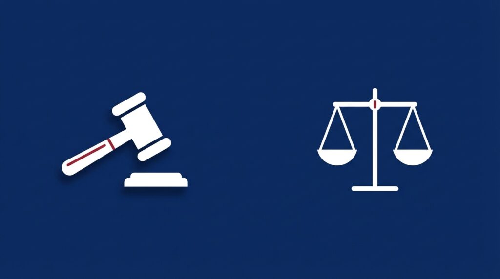 What are the three requirements of due process?