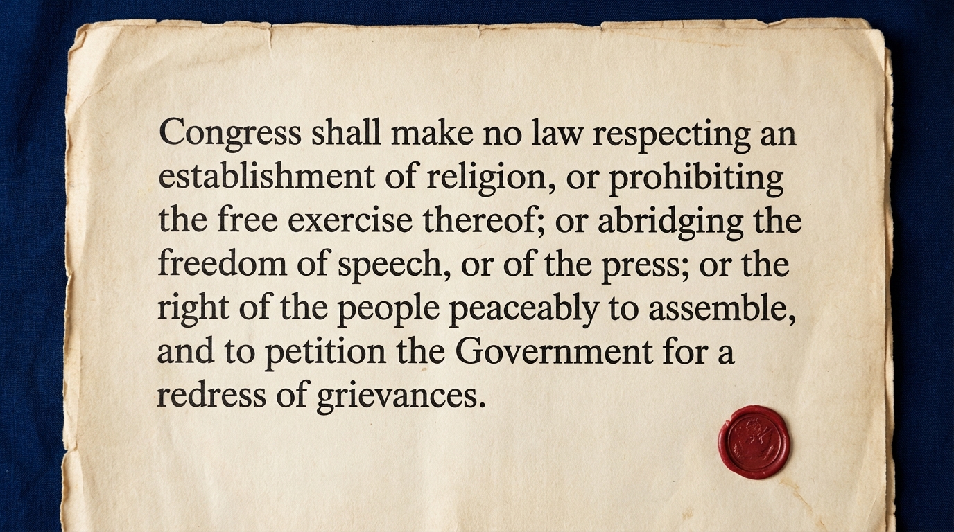 First Amendment Red How to memorize the first ten amendments to the constitution, a ...