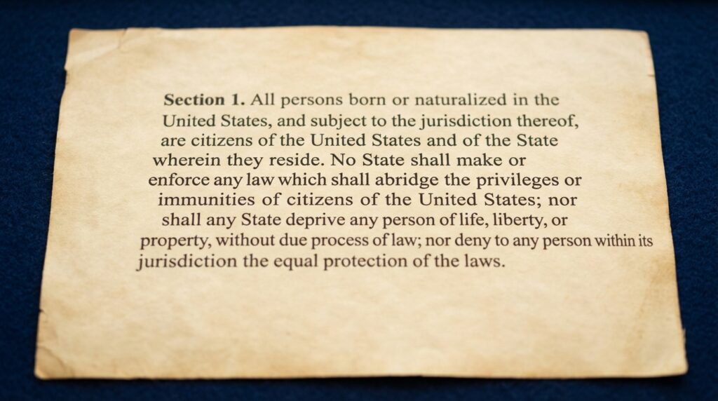 What was the main point of the Fourteenth Amendment?