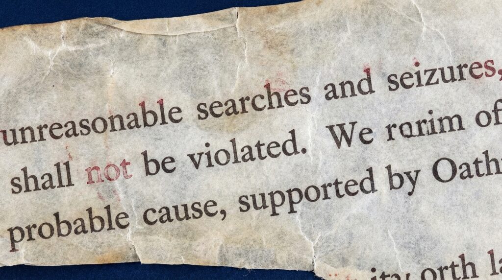 What best describes the Fourth Amendment