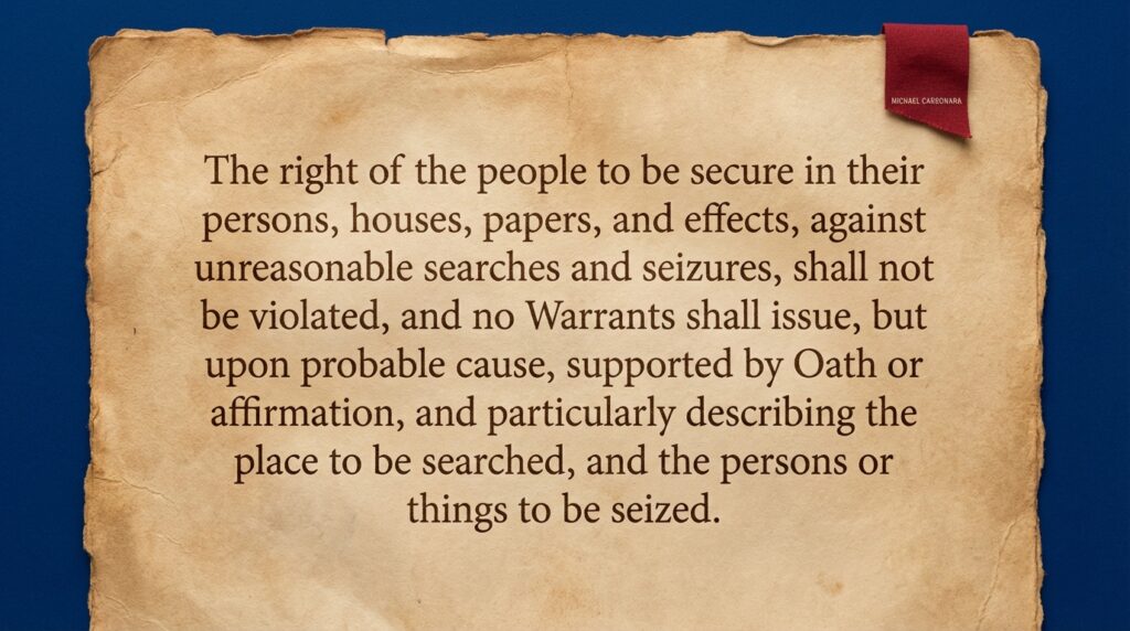 What is the 4th Amendment in my own words?