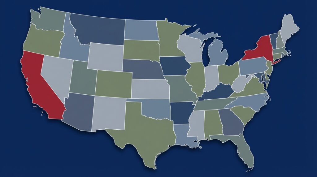 What is the political breakdown of the United States?