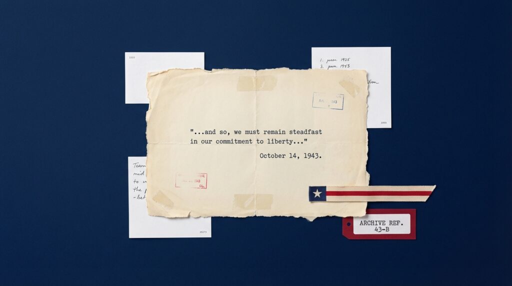 What was the 4 freedoms speech?