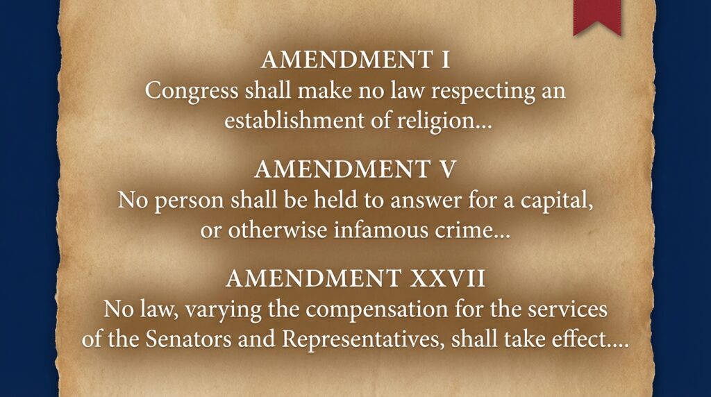 What is the 27th Amendment bill? A clear guide to the first 27 amendments and congressional pay