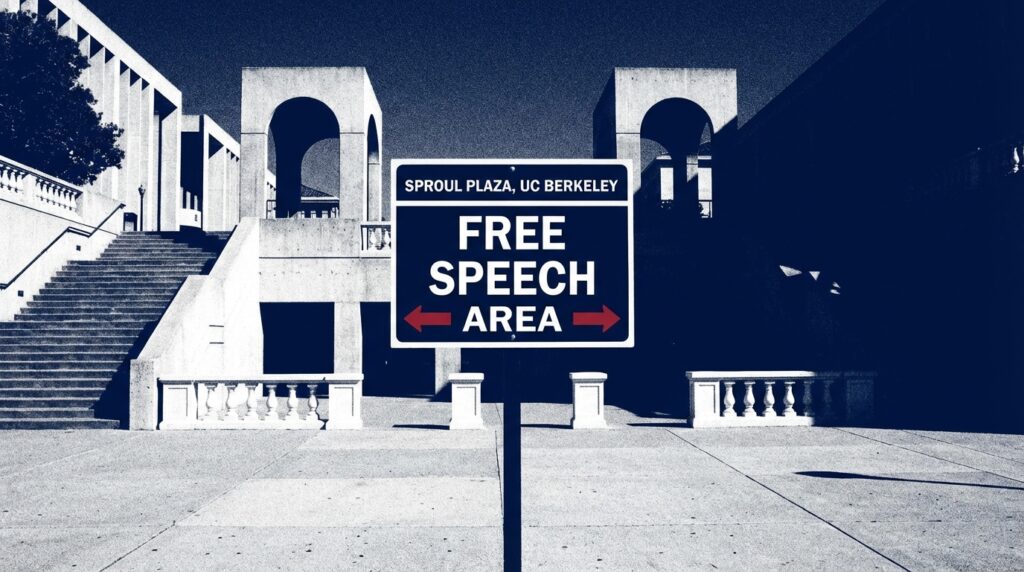 What was the origin of the Free Speech Movement?
